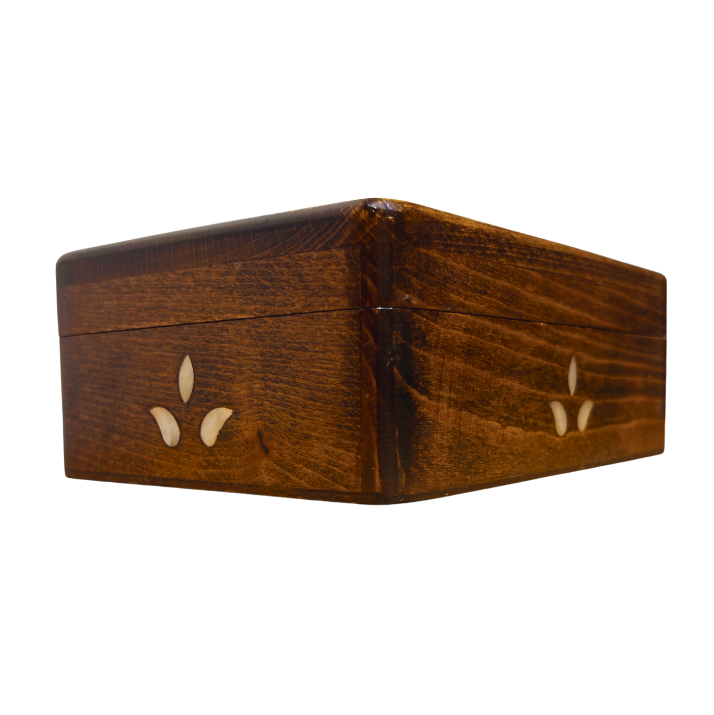 Caja Damasquina de Lujo Hecha a Mano – Nácar y Terciopelo