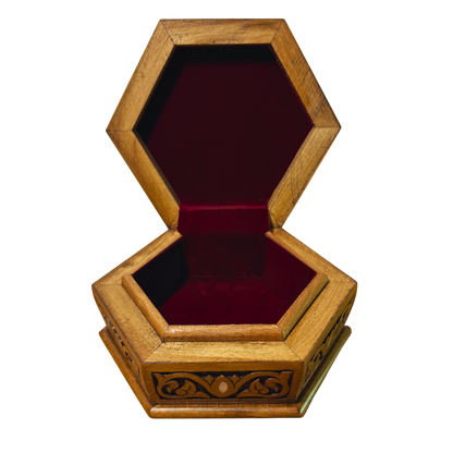 Boîte de Luxe Sculptée à la Main – Nacre & Velours