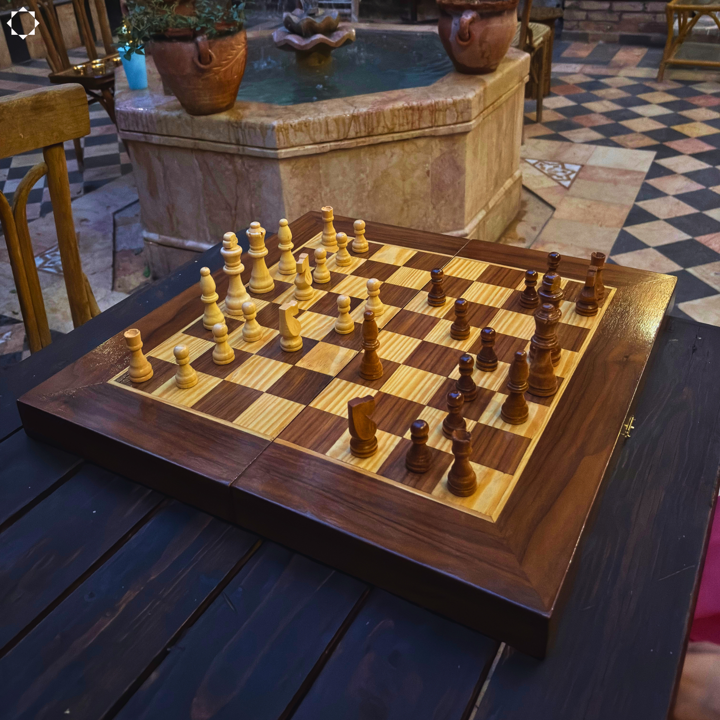 Wooden Chess Pieces Set – Elegant Classic Design