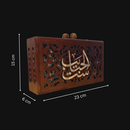 Mother – Luxury Damascene Clutch with Mother of Pearl & Brocade Interior