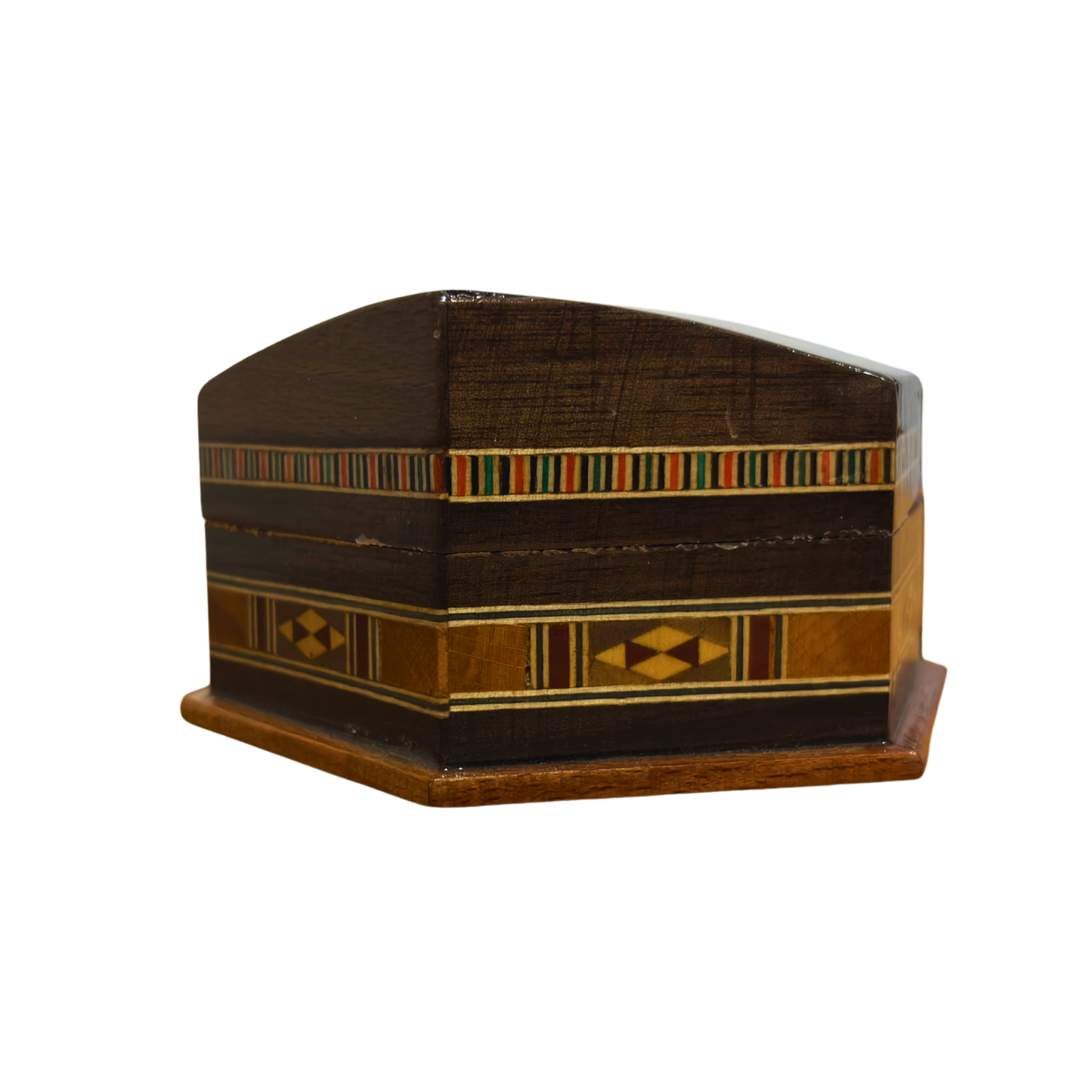 Handgemaakte Mozaïekdoos uit Damascus – Traditionele Kunst & Fluweel