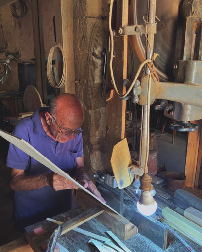 Tavolo da Backgammon e Scacchi Damaschino Fatto a Mano da Gaby Al Dayeh – Capolavoro con Intarsi in Madreperla